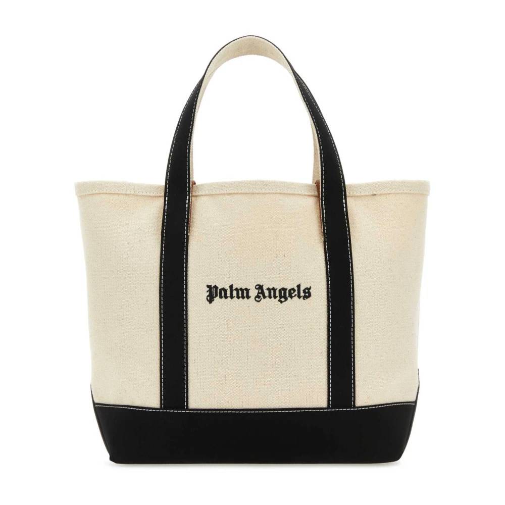 Palm Angels - Logo Canvas Tote Bag Väskor - Dam - ONE Size - Bomull