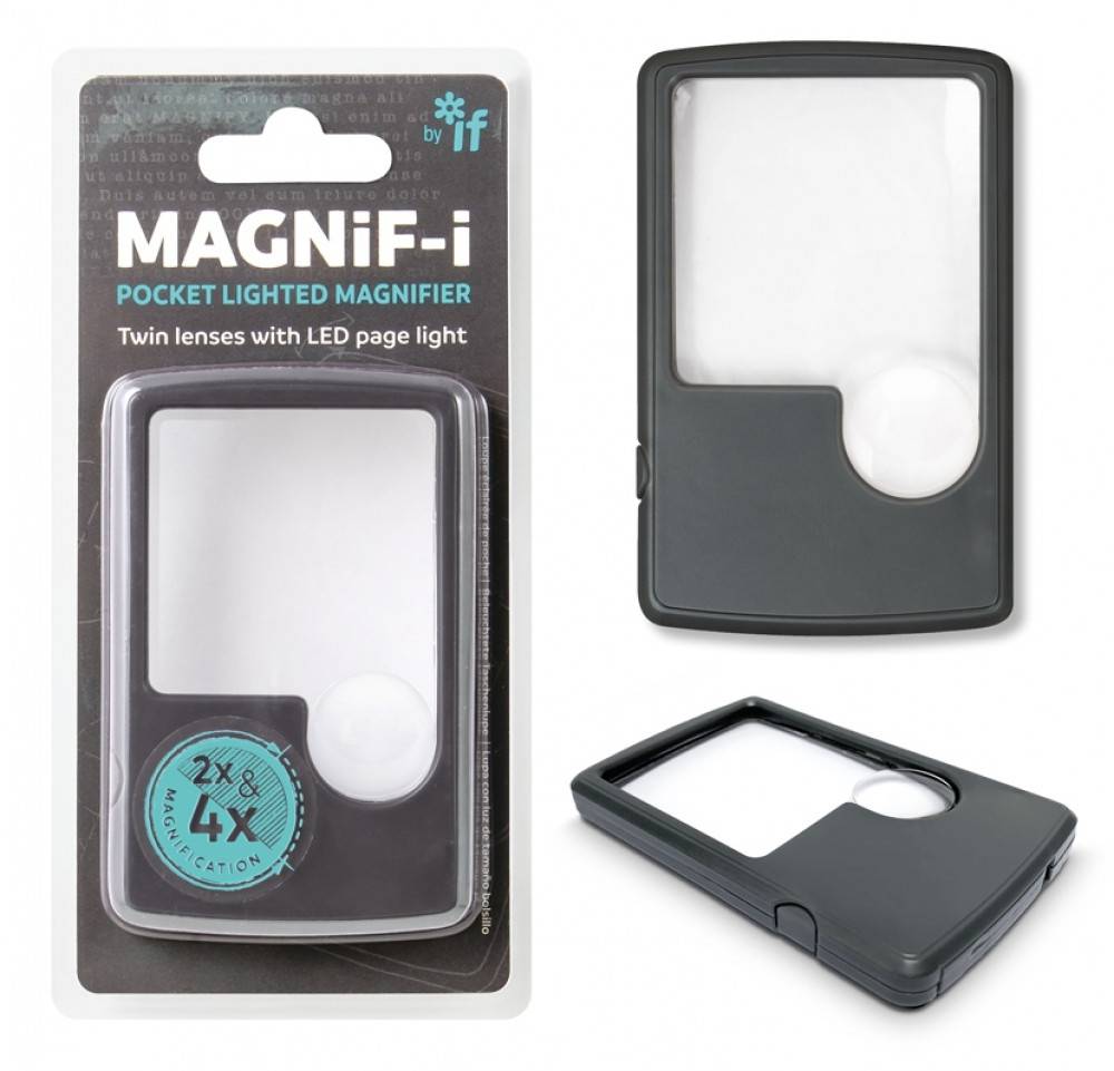 Lup med LED Lys, 2X, 4X