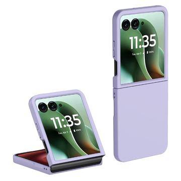 Motorola Razr 60 Ultra Gummerat Plastskal - Lila