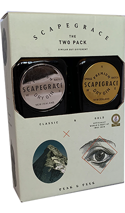 Scapegrace Twin Pack Gaveæske, Gin 2 x 200ml. 42,2% / 57%