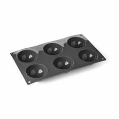 Cook & Baker Premium Bageform - Til 6 stk. - Silikone - Grå