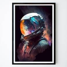 Hobby Poster: Astronaut med galax i hjälm av FotoKonzepteDE