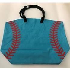 Detaljhandel softball gul baseball vita sömnadsväskor baseball dam bomullsduk sportväskor baseball softball tote bag