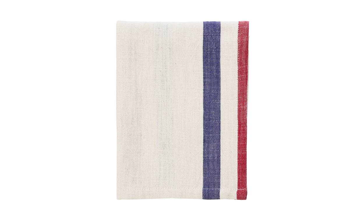 KÖKSHANDDUK 50x70 Offwhite/Blå/Röd