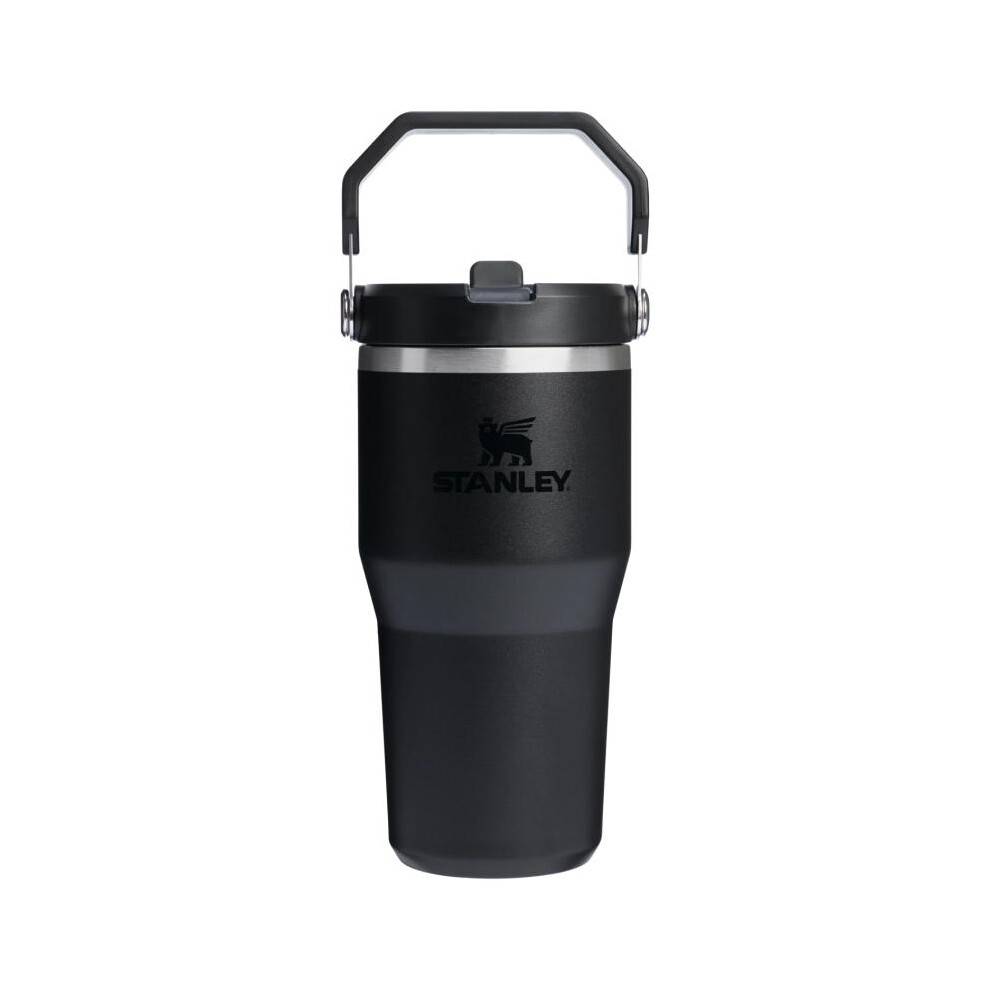 (White) IceFlow Flip Straw 2.0 Tumbler 0.6L, 10-12044-045, Black, Foldable Straw