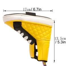 Golf Putter Blade Head Cover Funny Shoe Shaped PU Leather Golf Putter Headcover Club Protector