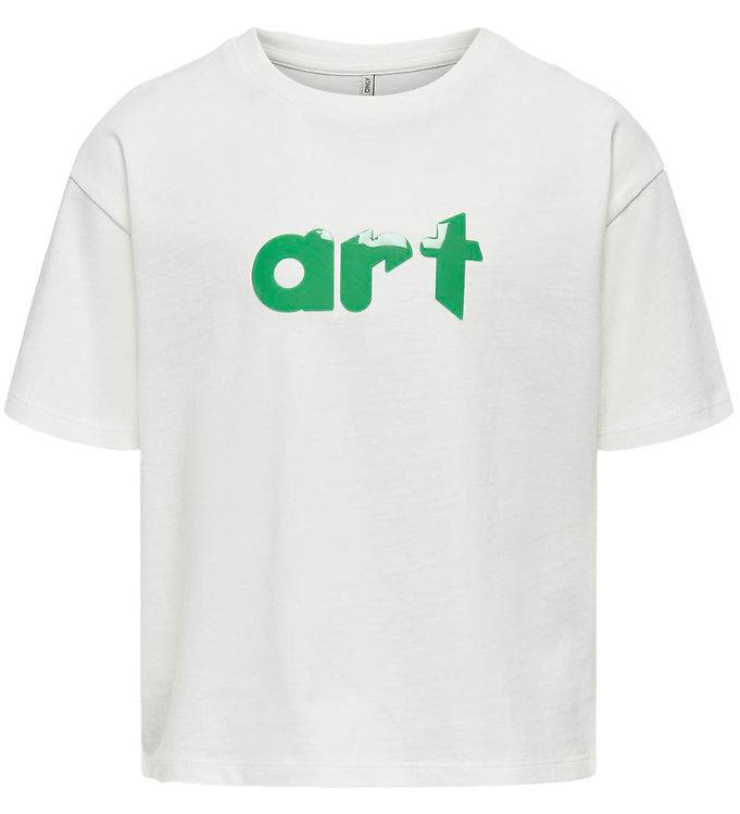 Kids Only T-shirt - KogCelia - Cloud Dansare/Art - Kids Only - 7-8 år (122-128) - T-shirt
