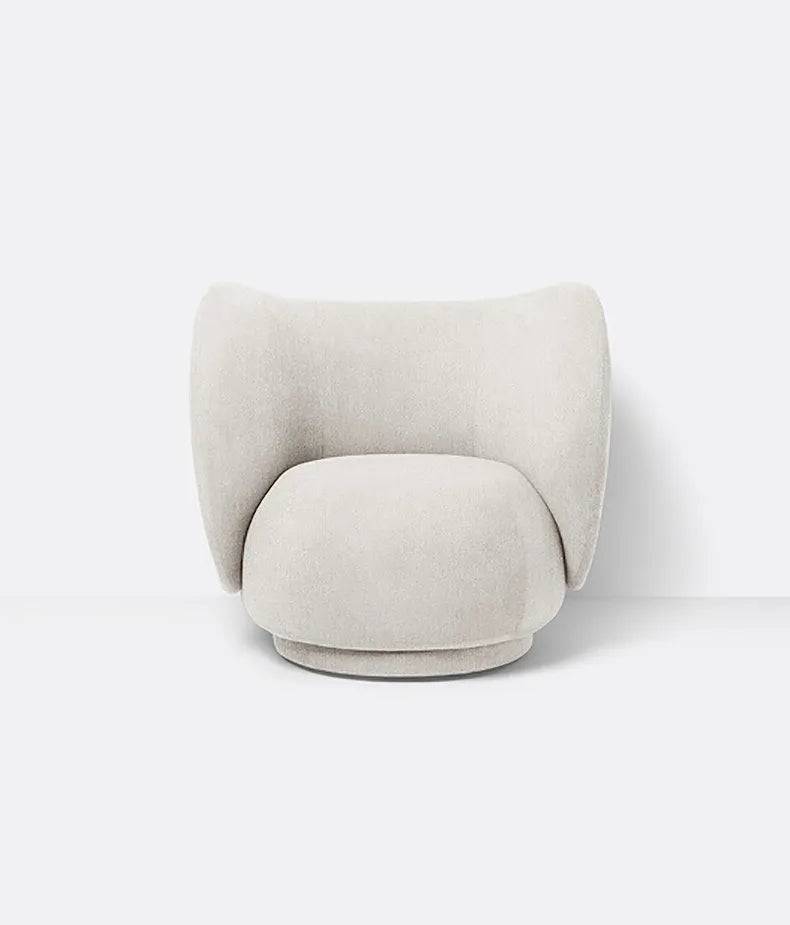 Rico Lounge Chair, bouclé i off-white fra Ferm Living - Jacobsen Plus