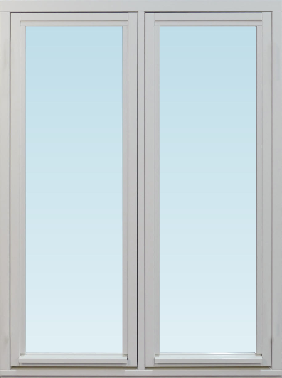 Dala Fönster DF sidohängt fönster utåtgående 880x1180mm  2-luft, insida trä utsida trä, 2-glas  (9x12)