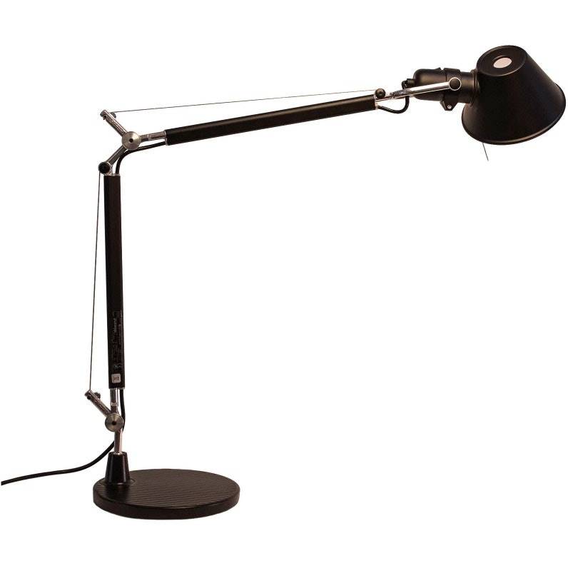 Artemide Tolomeo Mini Bordlampe - Bordlamper Stål Sort - 305025+305026.