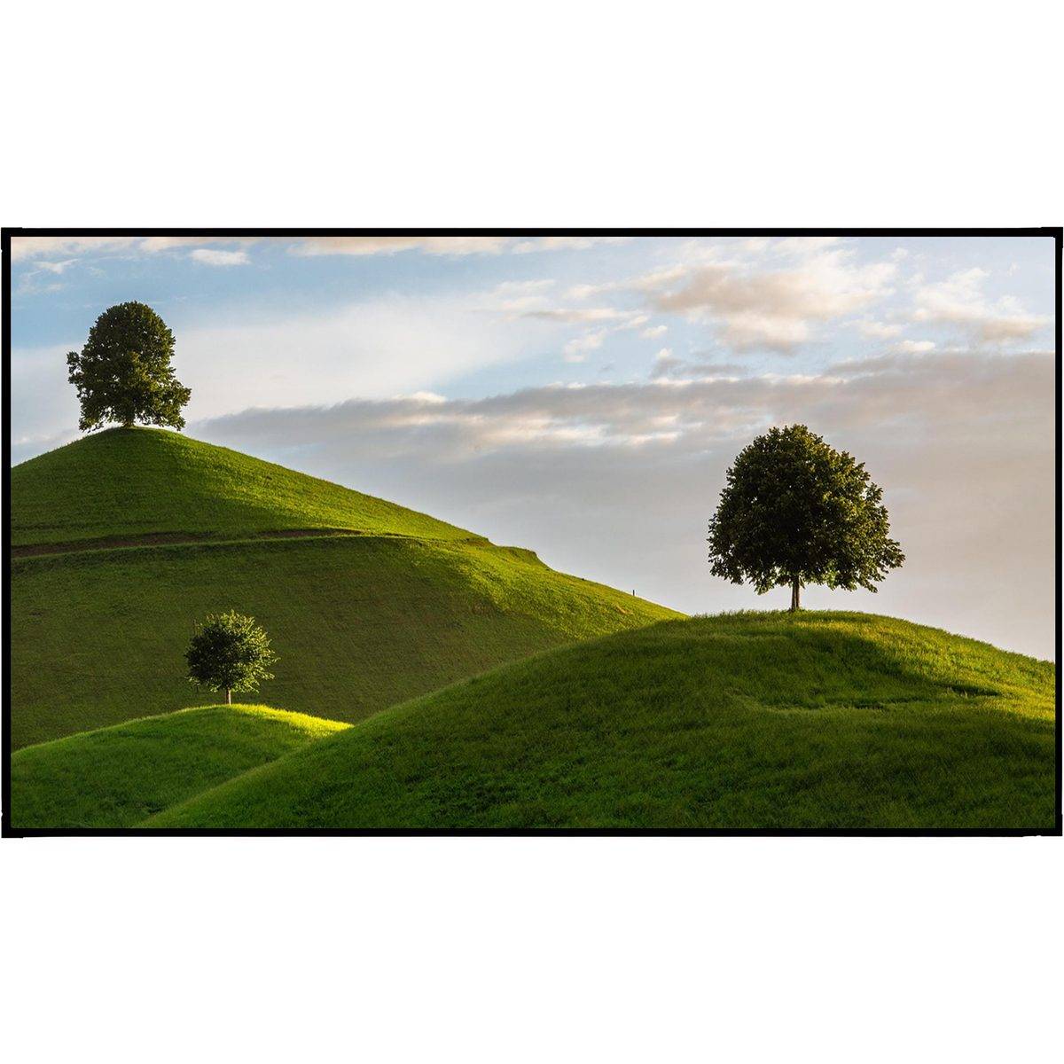 Élysium Screens Edge|One Fresnel Apex ALR UST 100" - ALR-skärm för ultrakort projicering, Spänd duk