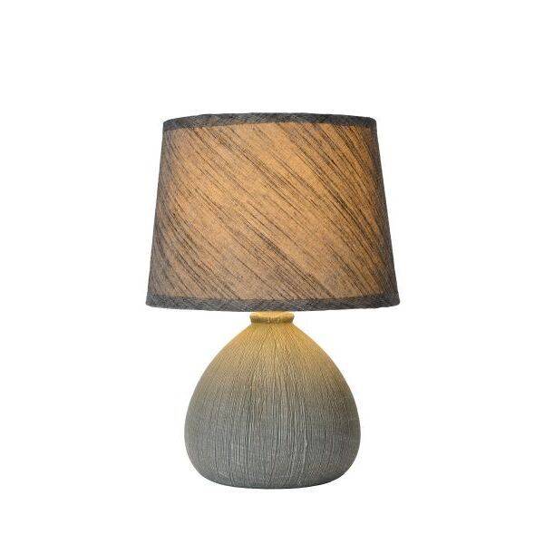 Ramzi bordlampe H26cm E14 grå