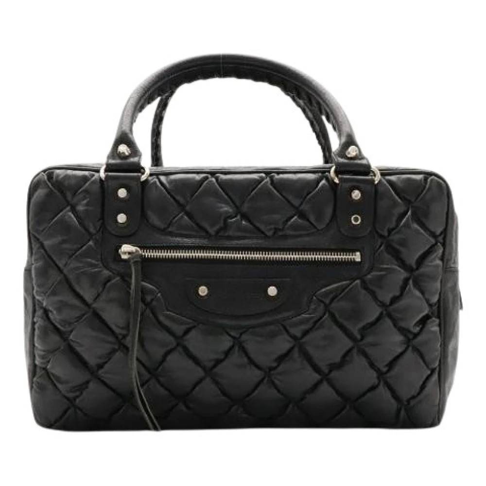 Balenciaga Vintage Pre-owned Vintage Boston Bag - Vintage - Dame - Sort - ONE SIZE - Læder