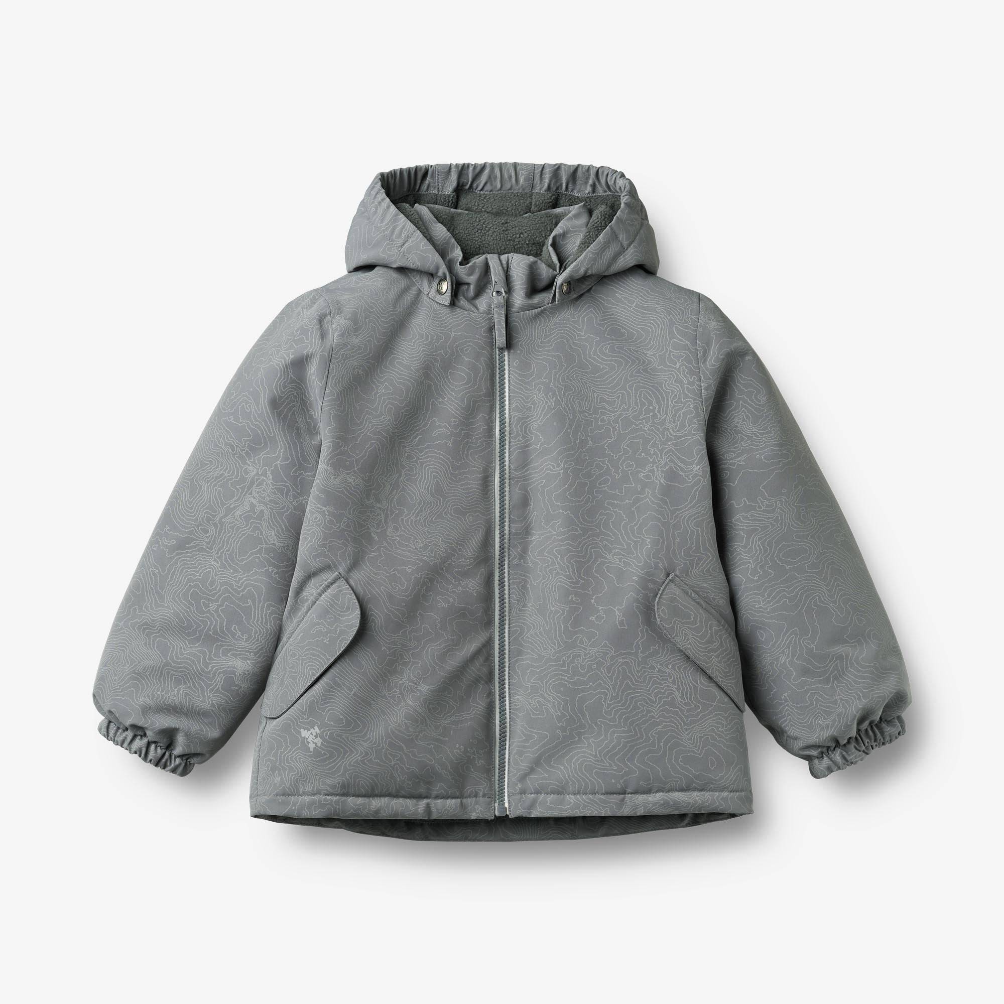 WHEAT® - Jacket Svende - reflective elevation map - Str 128.