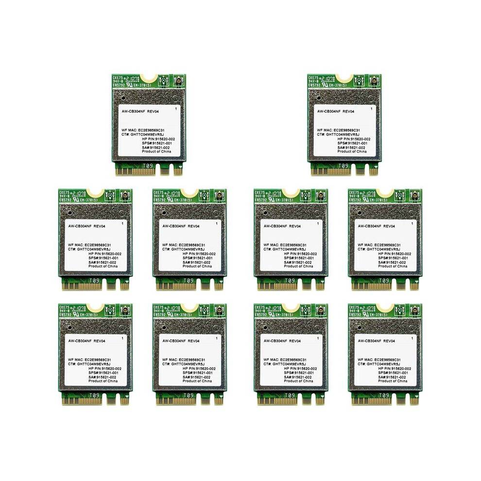 10X AW-CB304NF RTL8821CE Wireless Network Card 2.4G/5G Dual Band 4.2 433Mbps 802.11AC Laptop IPC Network Card