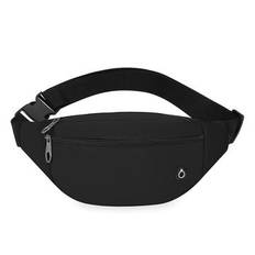 Unisex enkel axelremsväska / crossbodyväska - svart