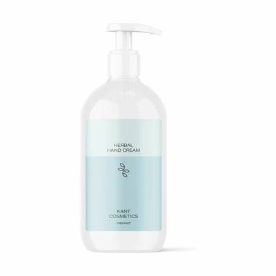 Kant Cosmetics Herbal Hand Cream - 500 ml - Økologisk - Plejer, blødgør og fugter