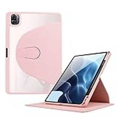 Tablettfodral Fodral kompatibelt med Xiaomi Mi Pad 6/6 Pro 2023 11,2 tum, 360° roterande stativ Smart Tablet Cover, Hard PC Back Shell Slim Case Hard Shell Folio Case Cover, Auto Sleep/Wake Tablet Fod