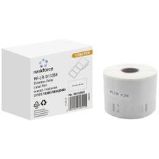 Renkforce Etikettrulle Kompatibel Ersätter DYMO DYMO 11354, S0722540 57 x 32 mm Papper Vit 1000 st Permanent Universaletiketter RF-6027526