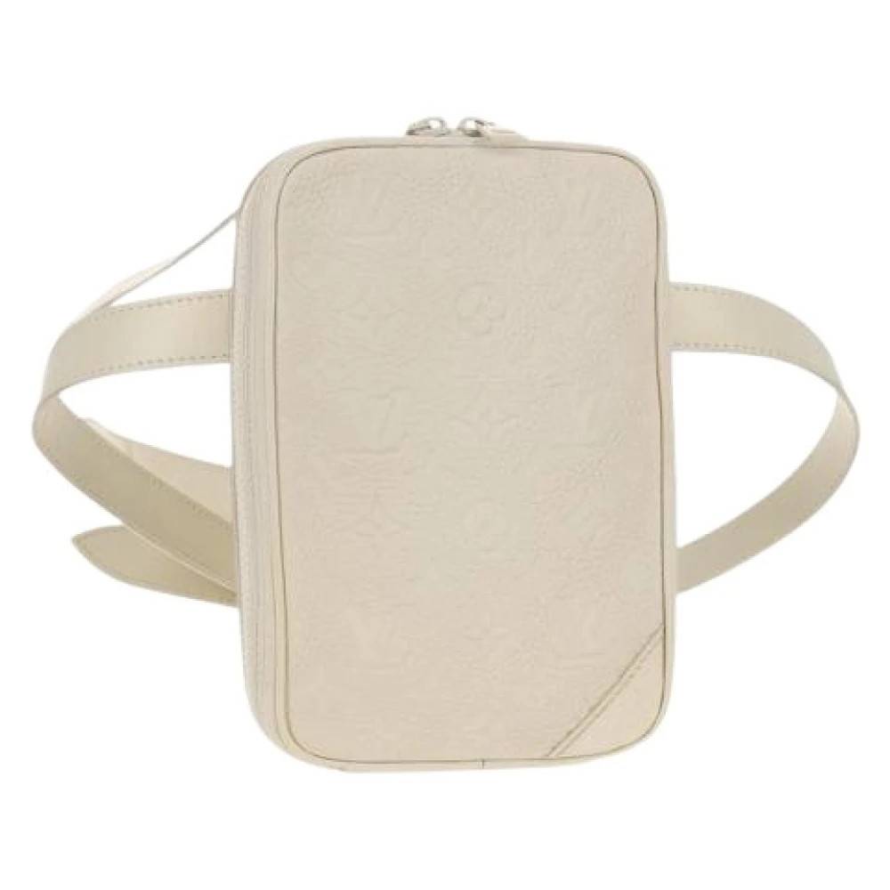 Louis Vuitton Vintage Pre-owned Vintage Monogram Skuldertaske - Vintage - Dame - Hvid - ONE SIZE - Uld