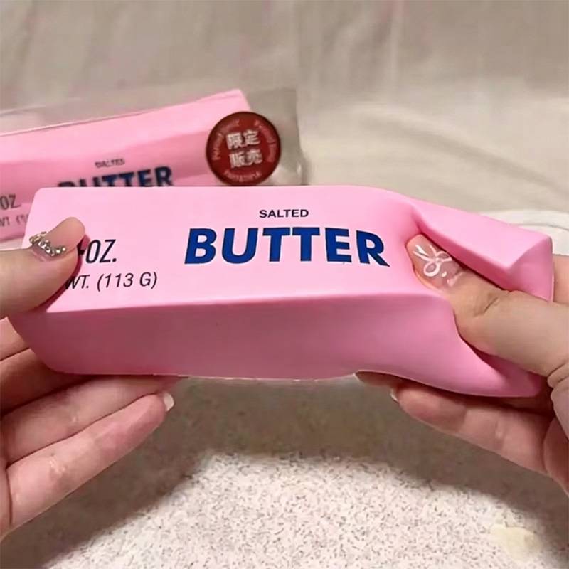 Stress Relief Toy Slow Rising Slow Rebound Toy Squeeze Butter Toy Stress Relief Toy Squishy Toy Cheese Stick Funny Toy