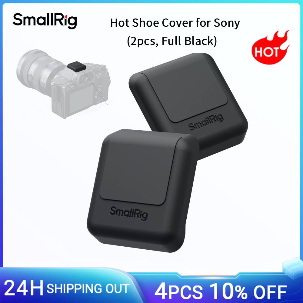 SmallRig 7 IV / 7 V Hot Shoe Cover for Sony Alpha 1/A1 II/A9 III/ A7 IV / A7 V / A7R V / A7S III / A7R IV 2pcs, Full Black -6247