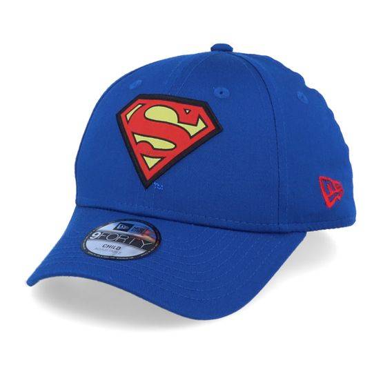 New Era - Blå adjustable Keps - Kids Superman 9Forty Character Blue/Red Adjustable @ Hatstore