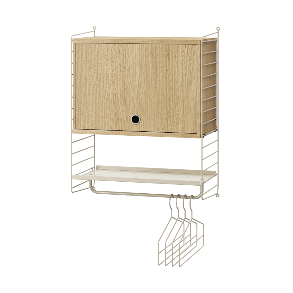 Hallway V, entréreol fra String Furniture Beige - eg - Jacobsen Plus