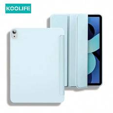 1pc Koolife 3-Fold TPU Solid Color Full Cover Protective Case, Honeycomb Heat Dissipation, Dust-Proof, Anti-Drop, TPU+PU, Compatible With IPad 10th Gen 10.9", IPad 10.2" (7th/8th/9th Gen), IPad 5/6 (Air 1/2), IPad Air 3/Pro 10.5", IPad Air 4/5 10.9", IPad Pro 11" (18/20/21/22), IPad Pro 12.9" (18/20/21/22), IPad Mini 1/2/3/4/5/6