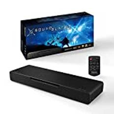 Panasonic SC-HTB01 PC spelhögtalare med integrerad subwoofer (Dolby Atmos och DTS:X, Bluetooth, högupplöst ljud, HDMI) svart