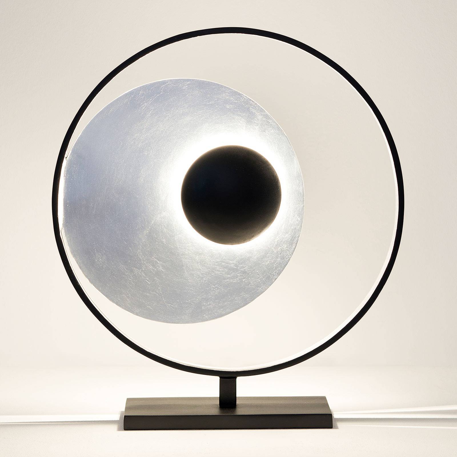 Holländer Design bordslampa Satellite, Förkromad / silver, Vardagsrum / matsal, Metall, Modern, Bordslampa