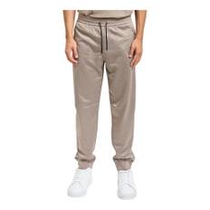 Armani Exchange, Bukser , Herre, Grå, XL, Grå Joggerbukser med Jacquard-arbejde