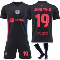 24-25 Barcelona udebanetrøje 19 Lamin Yamal fodboldtrøje børnefodboldudstyr-Xin 28
