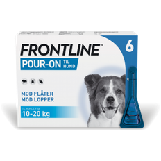 Frontline Pour-on hund 10-20 kg, 6 pipetter