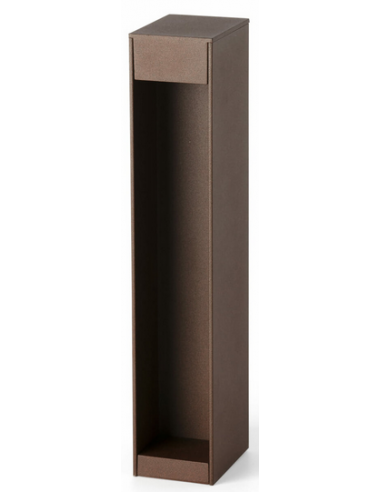 CERLER Bedlampe i aluminium H35 cm 9W LED - Rustbrun