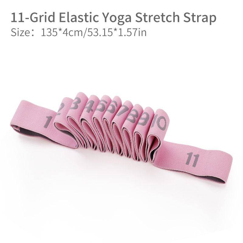 Yoga Elastiskt Band för Pilates Elastiska Träningsband Motstånd Fysisk Kondition Spännbälte Dans Gymnastik Flickor Tillbehör
