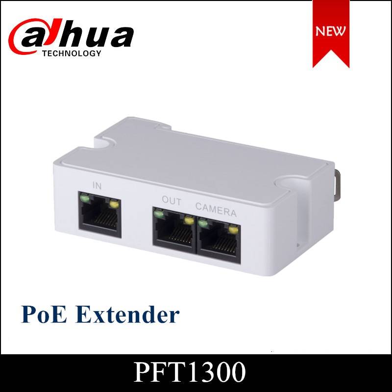 Dahua poe extender dh-pft 1300 support ieee 802.3af/ vid standard strömförsörjning ip kamera ip kamera tillbehör för ip-system