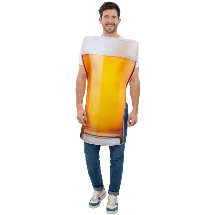 Øl glas kostume unisex.