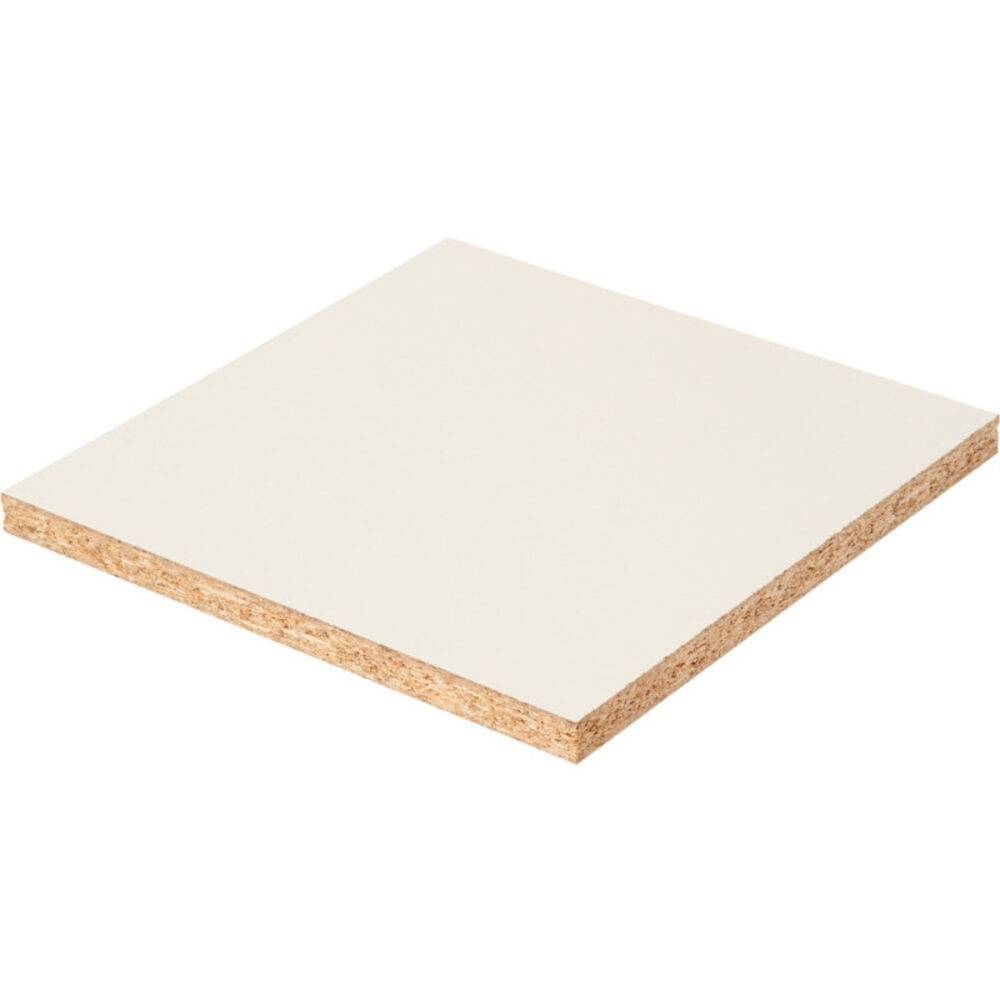 DLH, Melamin spånplade, hvid, 12x1220x2500 mm (På lager i butik)