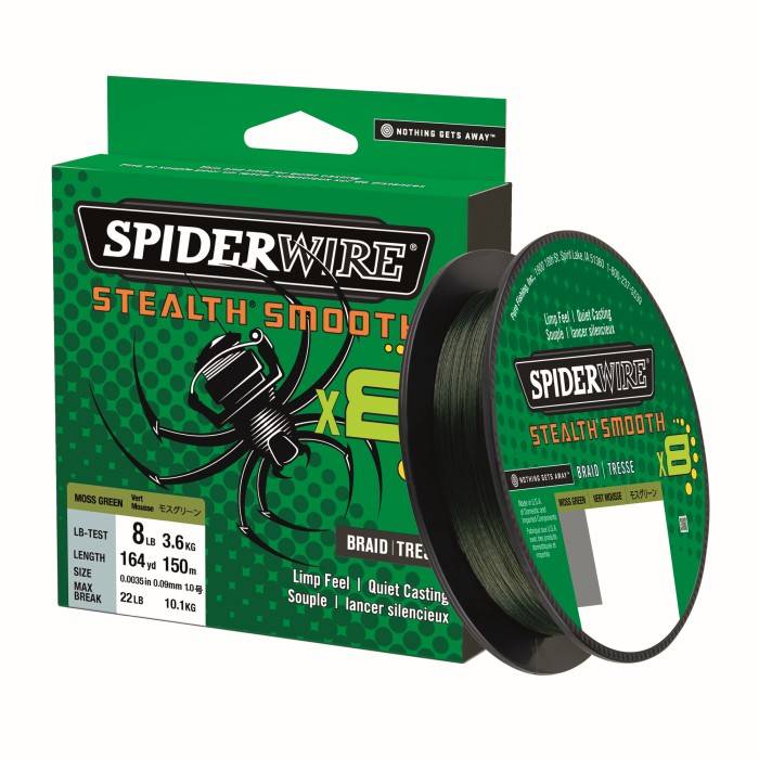 Spiderwire Stealth Smooth Green 0,09 mm 7,5 kg