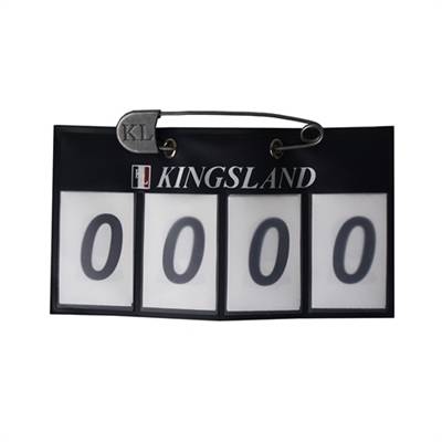 Kingsland Stævne Nr. - Sort - 4 tal