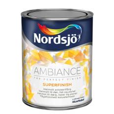 Snickerifärg Nordsjö Ambiance Vit Helmatt Volym: 1 L, Vit