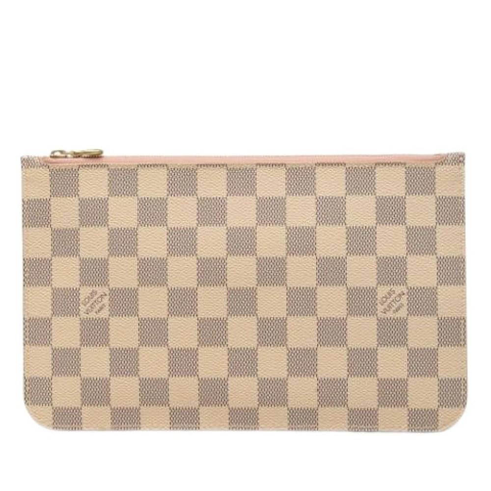 Louis Vuitton Vintage Pre-owned Damier Azur Canvas Pouch - Vintage - Dame - Flerfarvet - ONE SIZE -