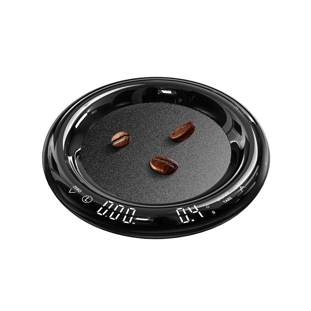 0,1 G Liten Kaffevåg med Timer: Uppladdningsbar Minimatvåg, Digital Vikt, Matcha, Minimat och Bakning