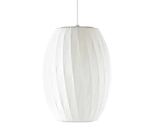 HAY Nelson Cigar Crisscross Bubble Pendant - Small - Off-White