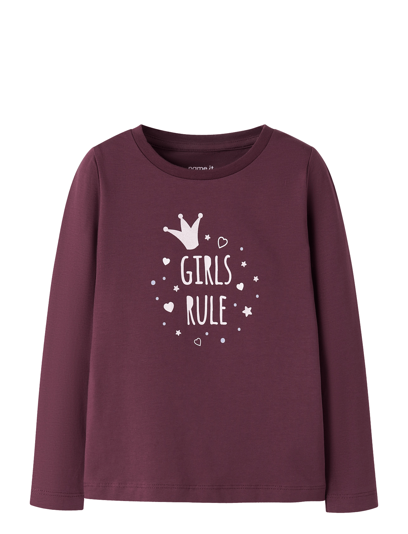 name it Nmfolinas Ls Top Pb - Burgundy - 116