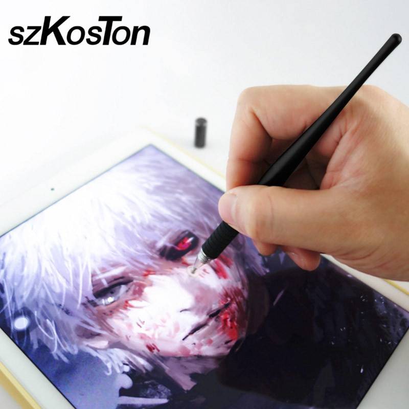 1 st kapacitiv penna pekskärm penna ritning stylus pennor för iphone för ipads för smart telefon tablett kapacitiv pekpenna