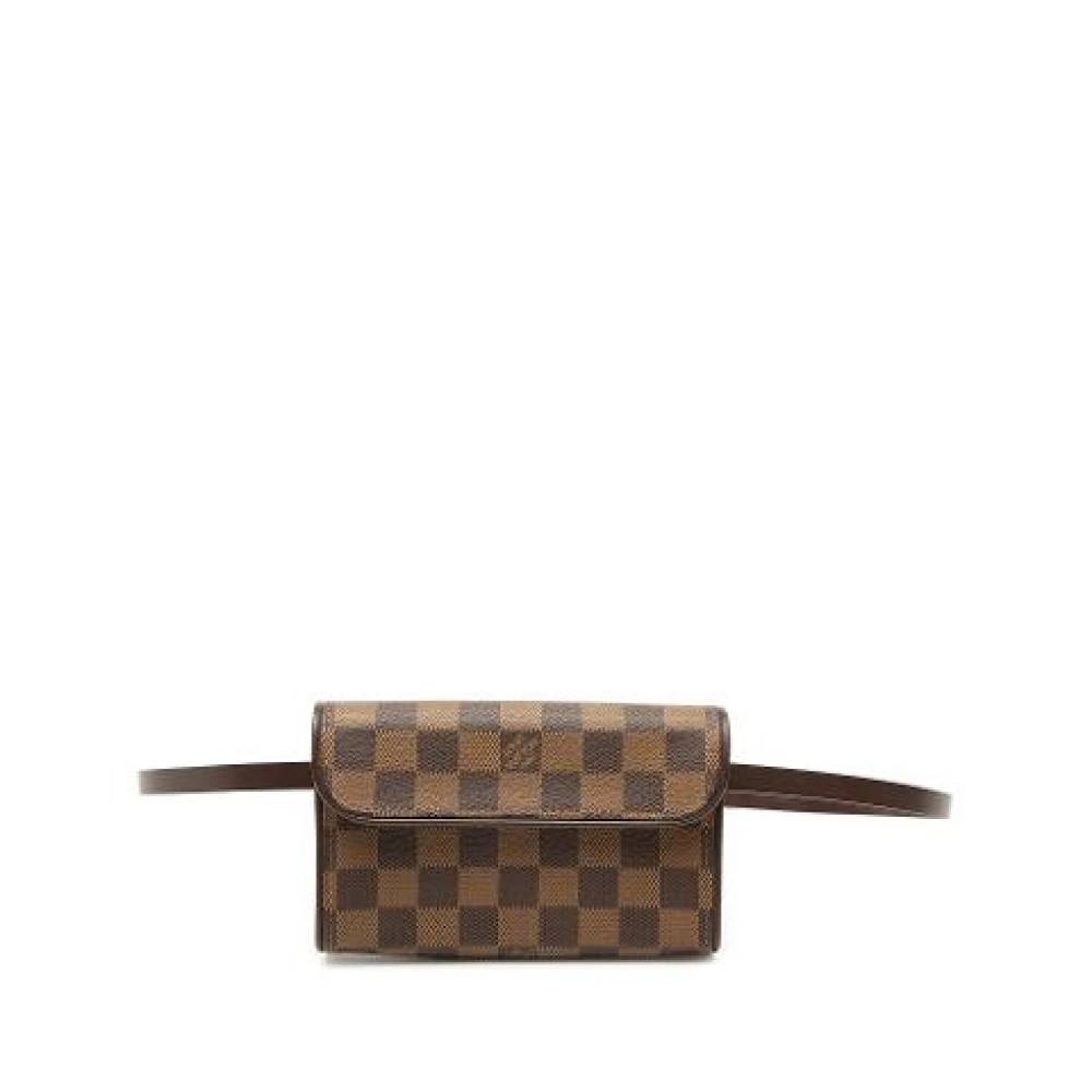 Louis Vuitton Vintage Pre-owned Pochette Florentine - Vintage - Dame - Brun - ONE SIZE -