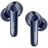 EarFun Air Pro 4 Bluetooth-hörlurar med adaptiv hybrid brusreducering, aptX förlust, Hi-Res Audio, LDAC, 6 mikrofoner cVc 8.0 KI samtal, 52H batteri, multipoint, Bluetooth 5.4, in-ear detektering