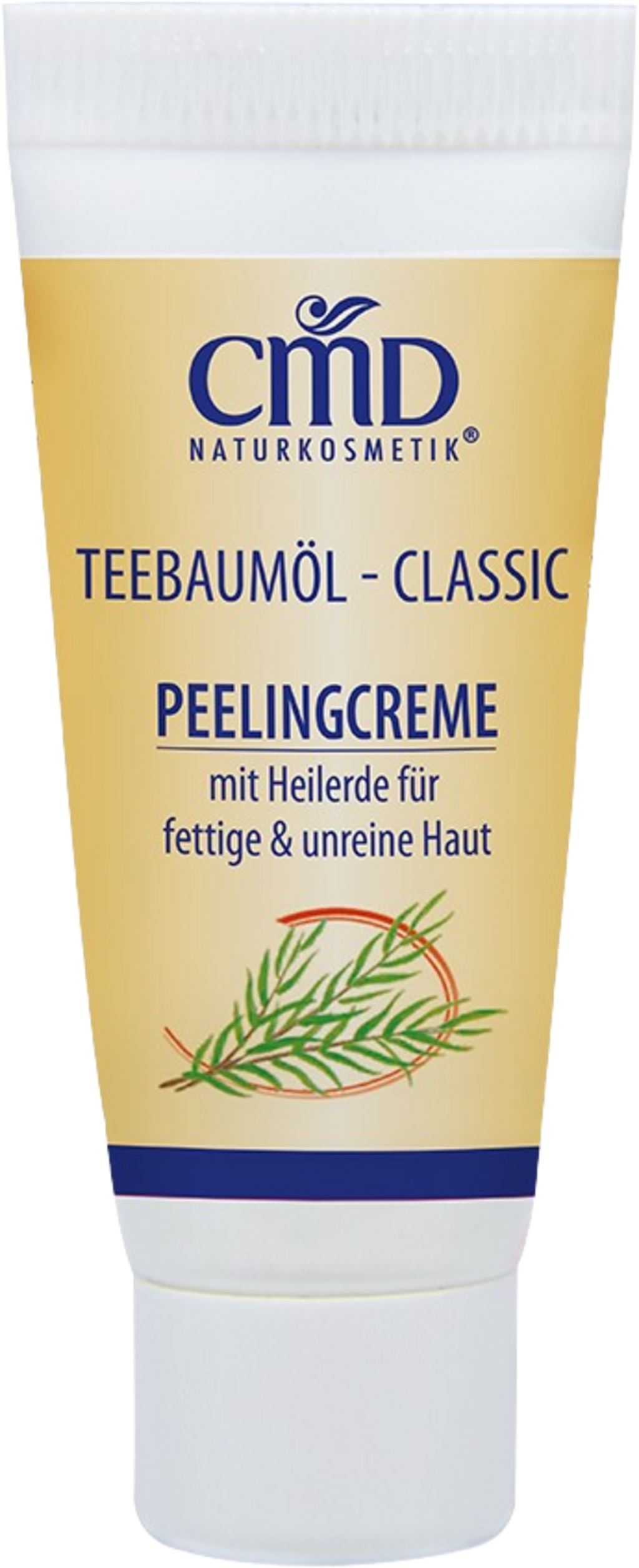 CMD Naturkosmetik Tea Tree Oil Peelingkräm med Helande Lera - 5 ml
